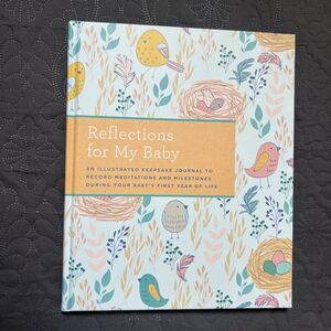 Reflections for My Baby Illustrated Keepsake Journal Baby Book by Bluestreak NEW